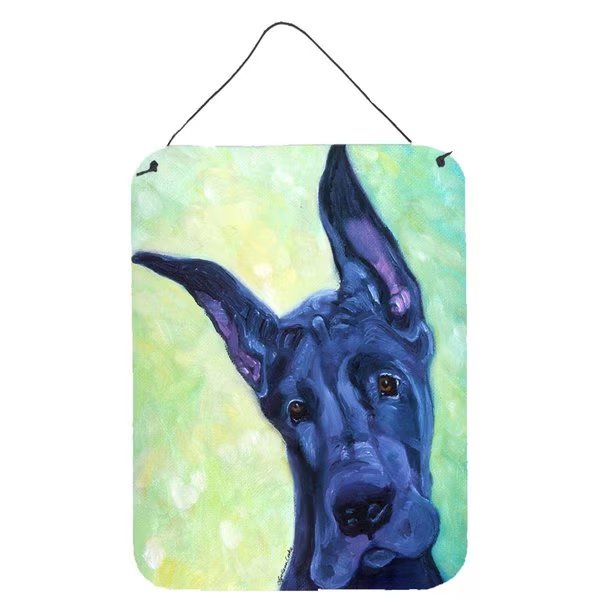 Great Dane Midnight Puppy Wall or Door Hanging Prints, Carolines Treasures, Mfr#: 7388DS1216